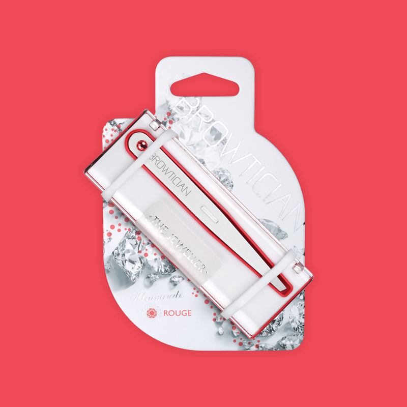 Red Tweezer Packaging Design by Two Crows Creative
